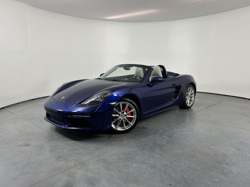 Blue 2021 Porsche 718 Boxster S