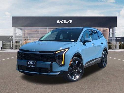 Heritage Blue 2026 Kia Sportage Hybrid SX-Prestige