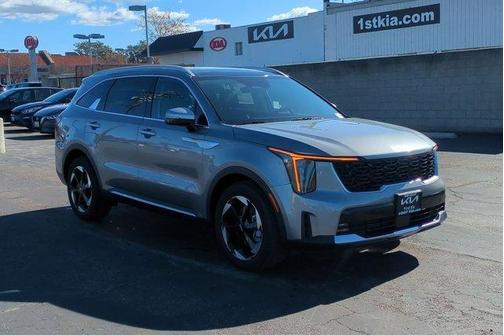 Steel Gray 2026 Kia Sorento Hybrid EX