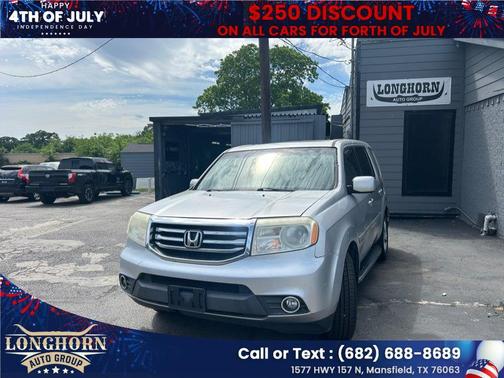 Modern Steel Metallic 2014 Honda Pilot EX-L