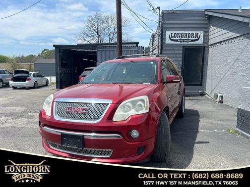 Crystal Red Tintcoat 2012 GMC Acadia Denali