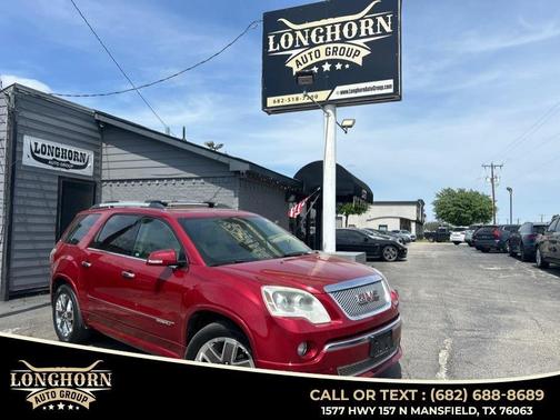 Crystal Red Tintcoat 2012 GMC Acadia Denali