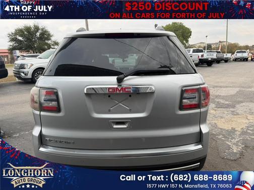 Iridium Metallic 2015 GMC Acadia SLT-1