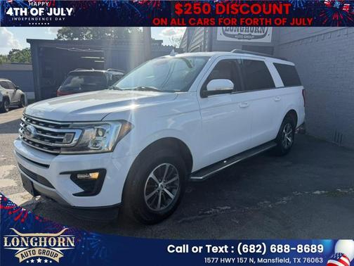 White 2018 Ford Expedition Max XLT