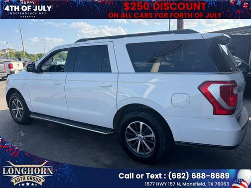 White 2018 Ford Expedition Max XLT