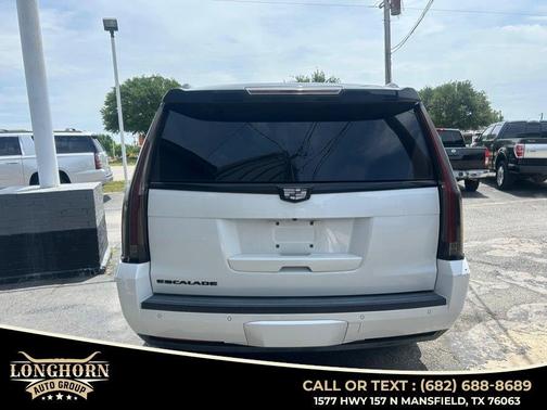 Crystal White Tricoat 2016 Cadillac Escalade ESV Platinum