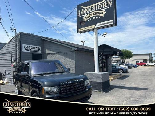 Black 2012 Land Rover Range Rover HSE