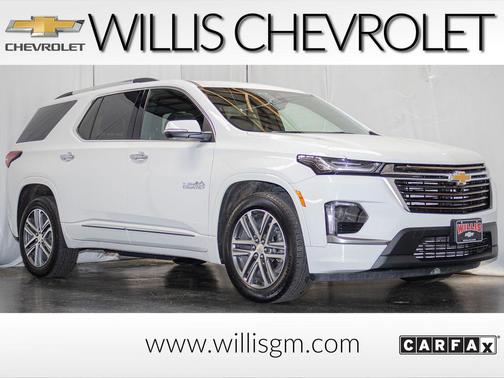 Summit White 2023 Chevrolet Traverse High Country