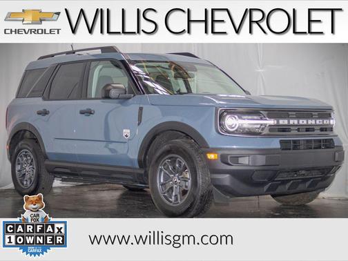 Azure Gray Metallic Tri-Coat 2024 Ford Bronco Sport Big Bend