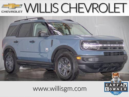 Azure Gray Metallic Tri-Coat 2024 Ford Bronco Sport Big Bend