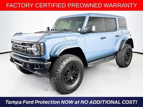Azure Gray Metallic Tri-Coat 2025 Ford Bronco Raptor