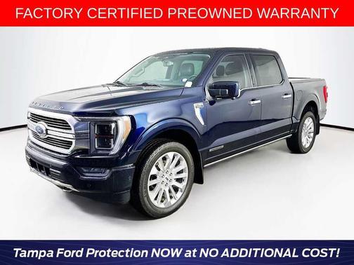 Antimatter Blue Metallic 2022 Ford F-150 Limited