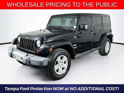 Black Clearcoat 2012 Jeep Wrangler Unlimited Sahara