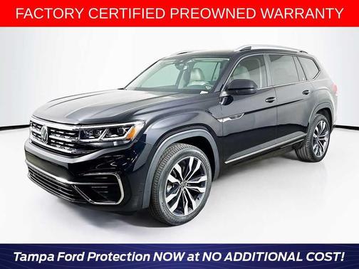Deep Black Pearl 2021 Volkswagen Atlas 3.6L SEL