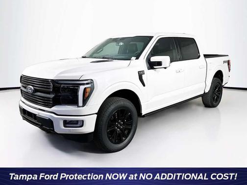 Star White Metallic Tri-Coat 2026 Ford F-150 Platinum