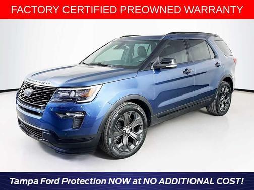 Blue Metallic 2018 Ford Explorer Sport