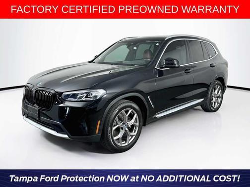 Black 2022 BMW X3 xDrive30i