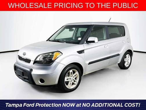 Bright Silver 2010 Kia Soul +