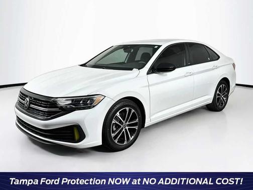 Pure White 2024 Volkswagen Jetta 1.5T Sport