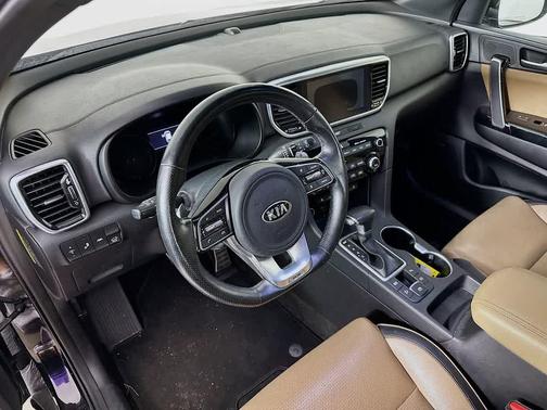 Black Cherry Pearl 2020 Kia Sportage SX Turbo