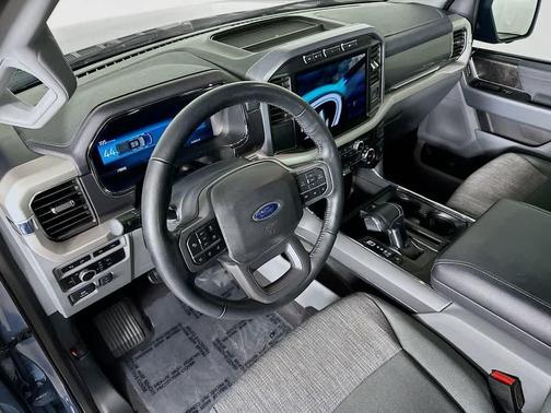 Azure Gray Metallic Tri-Coat 2023 Ford F-150 Lightning XLT