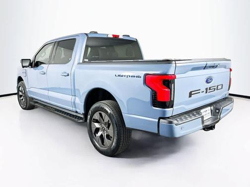 Azure Gray Metallic Tri-Coat 2023 Ford F-150 Lightning XLT
