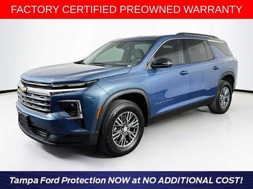 Lakeshore Blue Metallic 2024 Chevrolet Traverse LT