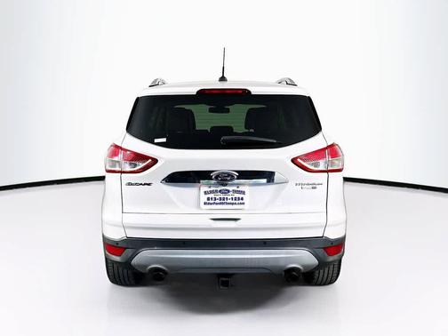 White Platinum Tricoat 2014 Ford Escape Titanium