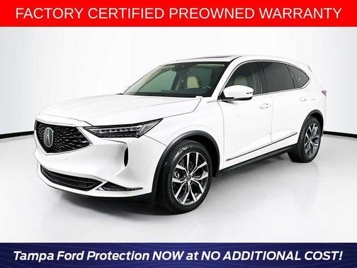 Platinum White Pearl 2023 Acura MDX Technology Package