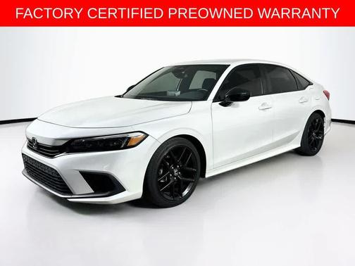 Platinum White Pearl 2022 Honda Civic Sport