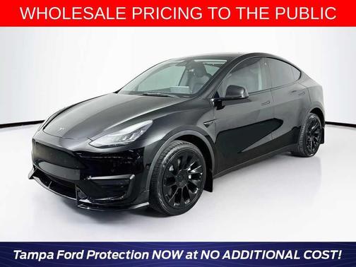 Solid Black 2022 Tesla Model Y Long Range Dual Motor All-Wheel Drive