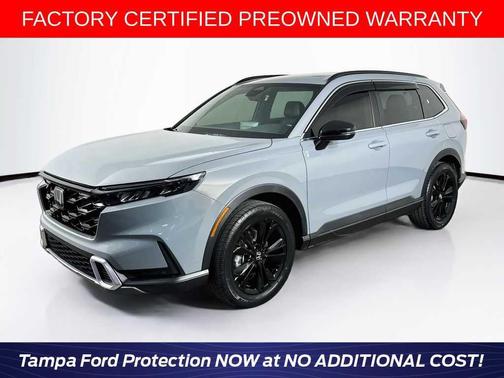 Urban Gray Pearl 2025 Honda CR-V Hybrid Sport Touring AWD
