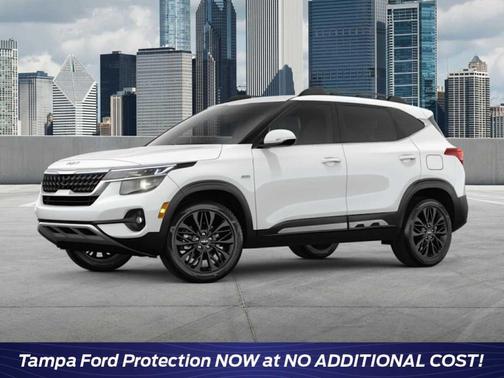 Cherry Black 2023 Kia Seltos S