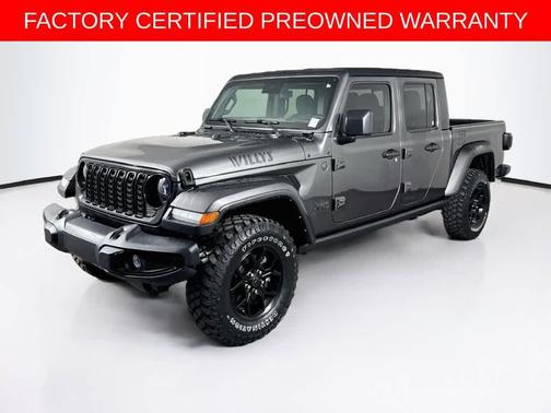 Granite Crystal Metallic Clearcoat 2024 Jeep Gladiator Willys