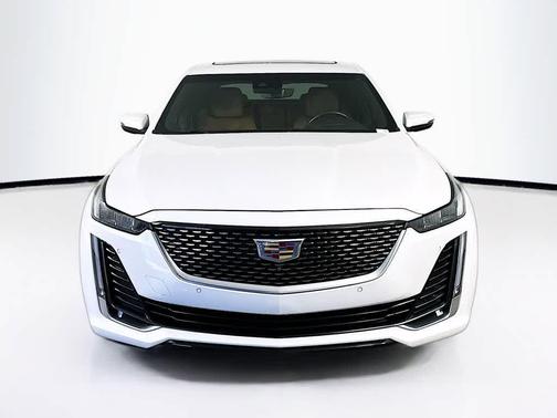 Crystal White Tricoat 2021 Cadillac CT5 Premium Luxury RWD