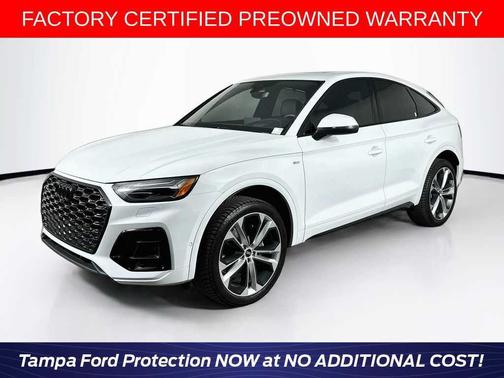 Glacier White Metallic 2023 Audi Q5 45 S line Prestige