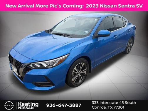 Electric Blue Metallic 2023 Nissan Sentra SV