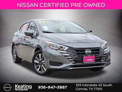 Gun Metallic 2025 Nissan Versa 1.6 SV