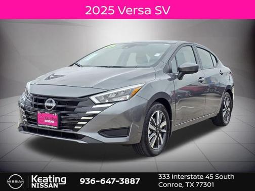 Gun Metallic 2025 Nissan Versa 1.6 SV