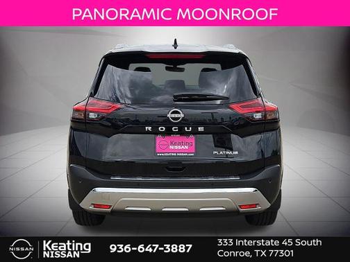Black 2023 Nissan Rogue Platinum