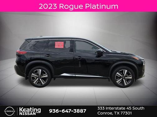 Black 2023 Nissan Rogue Platinum