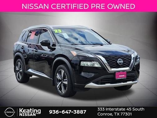 Black 2023 Nissan Rogue Platinum