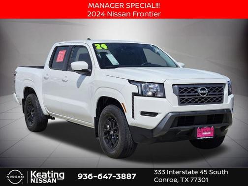 Glacier White 2024 Nissan Frontier SV