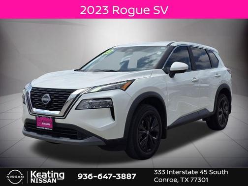 White 2023 Nissan Rogue SV