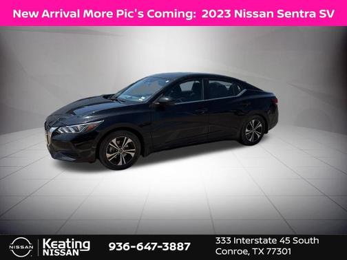 Black 2023 Nissan Sentra SV