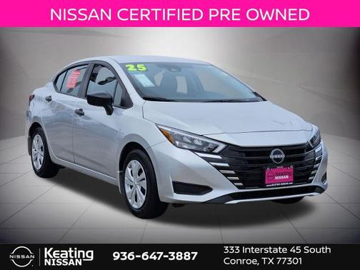 Brilliant Silver Metallic 2025 Nissan Versa 1.6 S