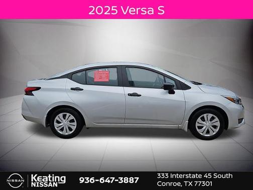 Brilliant Silver Metallic 2025 Nissan Versa 1.6 S
