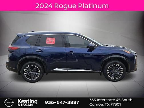 Deep Ocean Blue 2024 Nissan Rogue Platinum