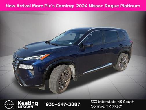 Deep Ocean Blue 2024 Nissan Rogue Platinum