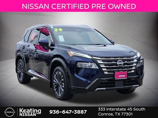 Deep Ocean Blue 2024 Nissan Rogue Platinum